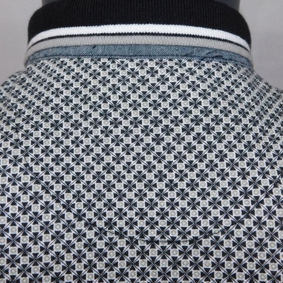 Mens M Le Shark Patterned Polo Shirt - Picture 4 of 5